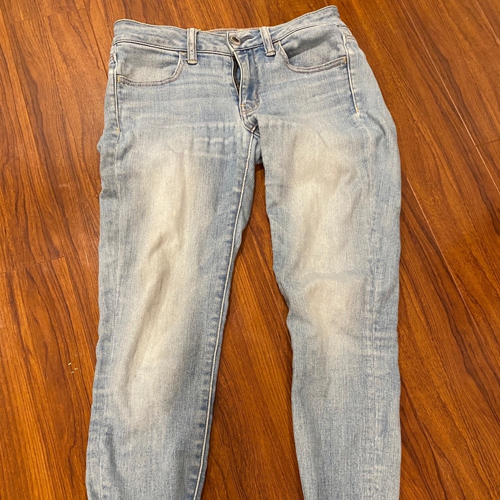 American Eagle Outfitters Light Wash Jeggings